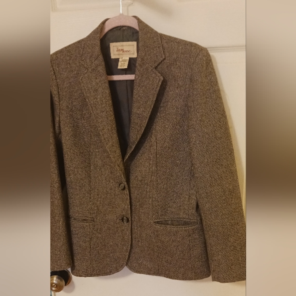 Wool tweed blazer